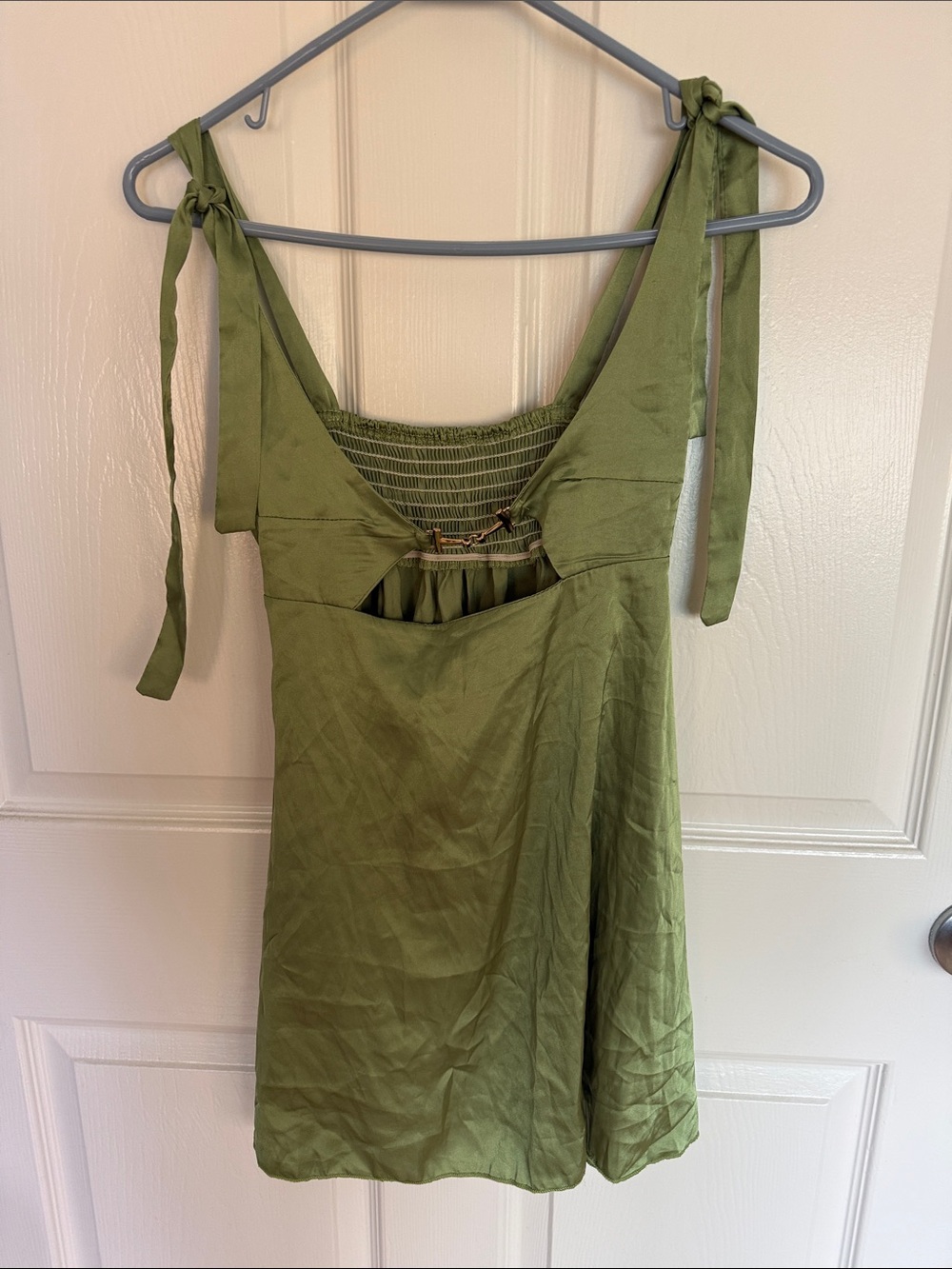 Women’s Babydoll Slip Dress Green
